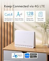 Cudy Unlocked 4G LTE Router Cat 4 AC1200 WiFi VPN Client Mesh LT500E view 2