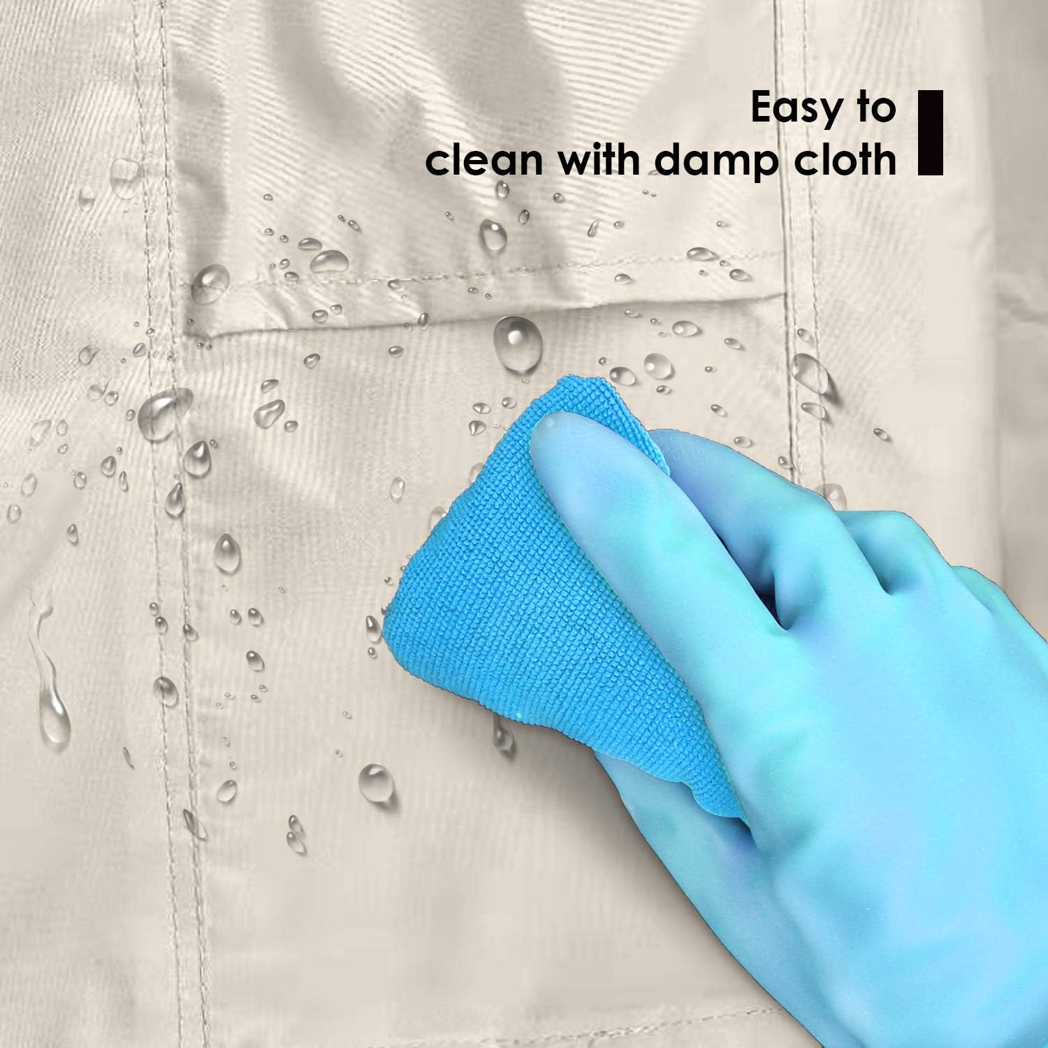 Honest Patio Bench Loveseat Cover, 100% Waterproof Outdoor Sofa Cover, Lawn Patio Furniture Covers with Air Vent(60" L x 34" D x 31" H,Beige): Garden & Outdoor