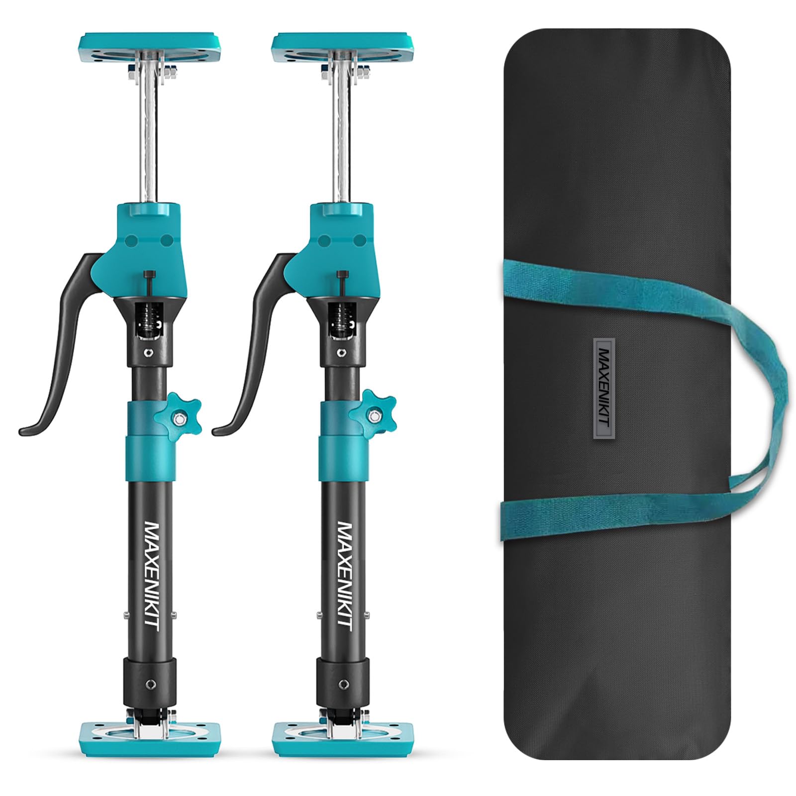 Photo 1 of MAXENIKIT Third Hand Support Pole Heavy Duty, Cabinet Jacks for Installing Cabinets with 285 LBS Capacity and Expand from 15-4/5 to 23-3/5 in, 2-PC`