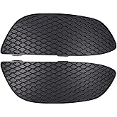 Roneeson 2Pcs Front Driver and Passenger Side Fog Light Cover Grille for Mercedes-Benz C300 2015-2018 2.0L