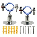 Auvotuis 2PCS 304 Stainless Steel Wall Mount