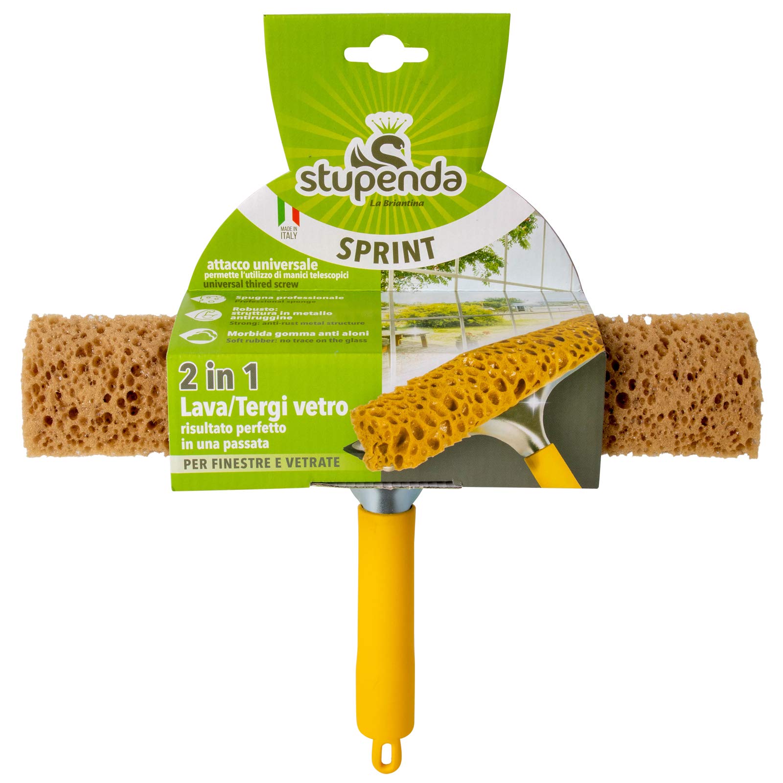 Briancasa Tool lavavetro and Window Squeegee Sprint Metal 28 cm