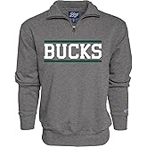 Blue 84 NBA unisex-adult Nba Officially Licensed Quarter Zip Sweatshirt Graphite