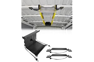 Universal Van Interior Ladder Storage Holder, Adjustable Internal Ladder Rack Fit for Van/Trailer/Truck Roof, Securely Stores