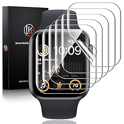 LK 6 Pack Apple Watch Screen Protector 44mm SE