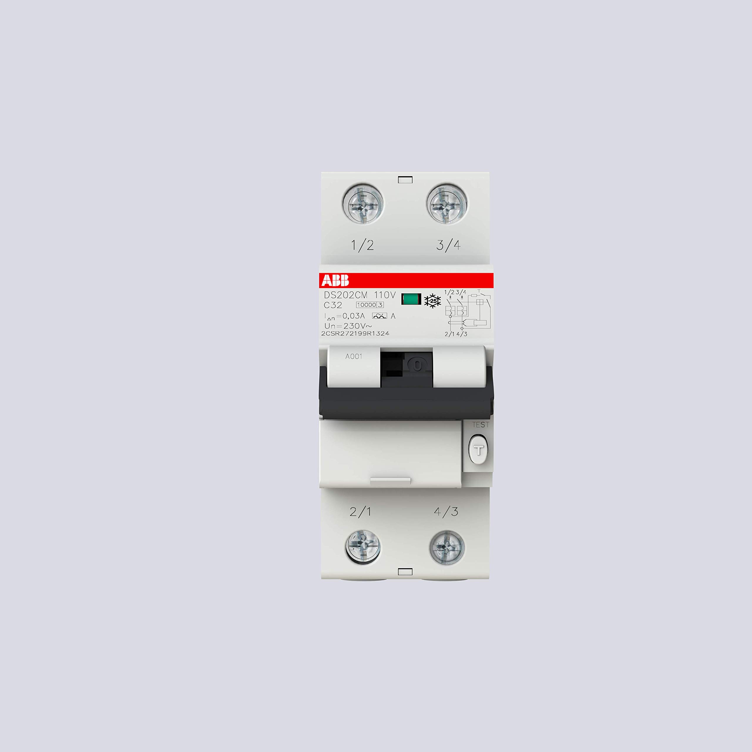 ABB DS202C M C32 A30 110V Residual current circuit breaker with overcurrent protection (RCBO) (ABB2CSR272199R1324)