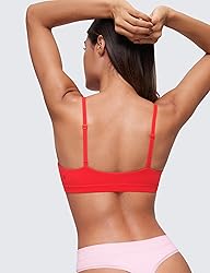CRZ YOGA Softhold Women's Double Lined Bralettes