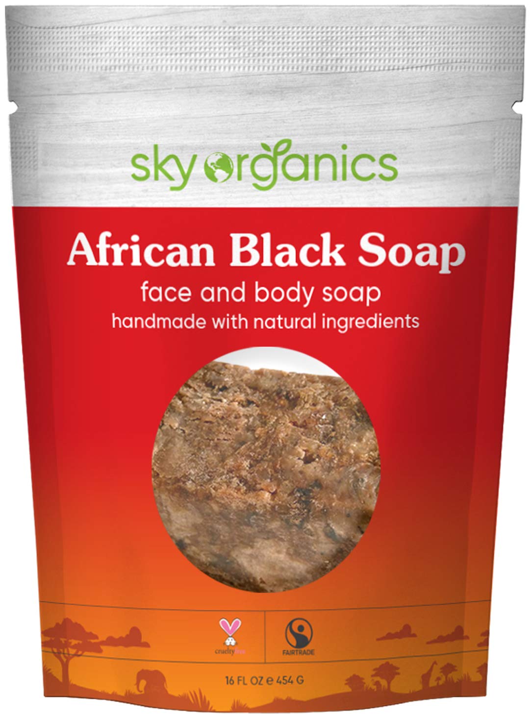 raw black soap