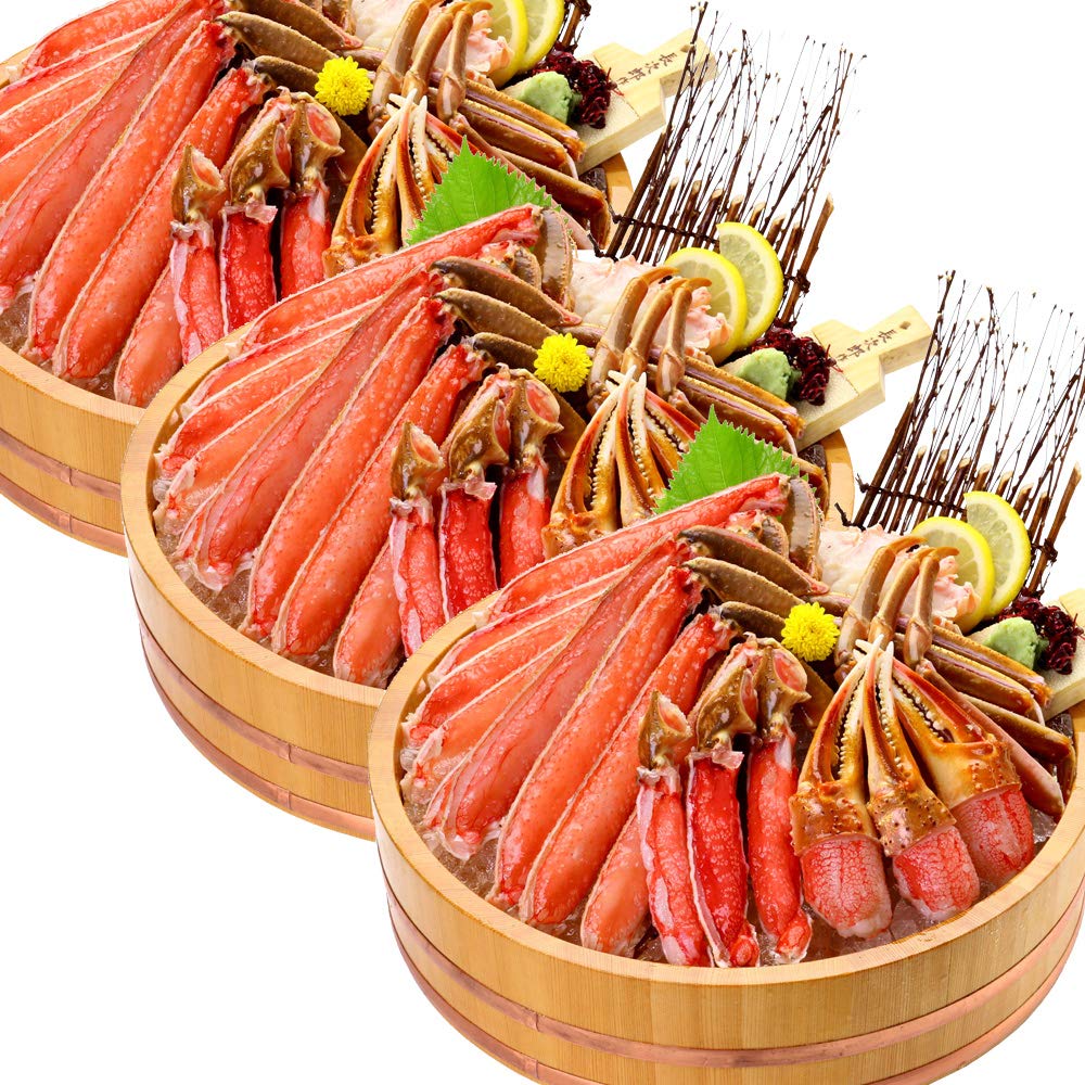 甲羅組 カット 生ずわいがに かにしゃぶ カニ鍋 かに刺し お歳暮 お中元 化粧箱入り 蟹 ギフト (700g×3Pセット) 母の日 の商品画像