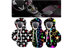 XWQWD 3PCS Car Gear Shift Cover, Funny Gear Shift Knob Cover Sweater Hoodie for Car Decorations & Protections Universal Car Interior Accessories Stick Shift Cover R