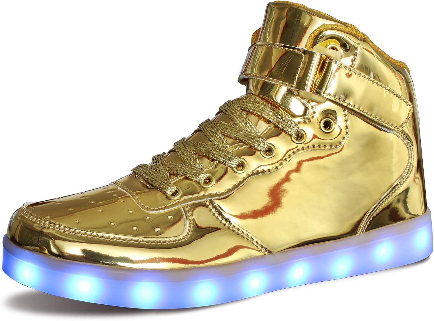 gold light up shoes for adults
