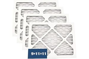 DAODEFUL 9 x 11 x 1 Air Filter for Santa Fe Compact70 Dehumidifier Ultra70 Element Compact2 UA 65H, 4 Pack