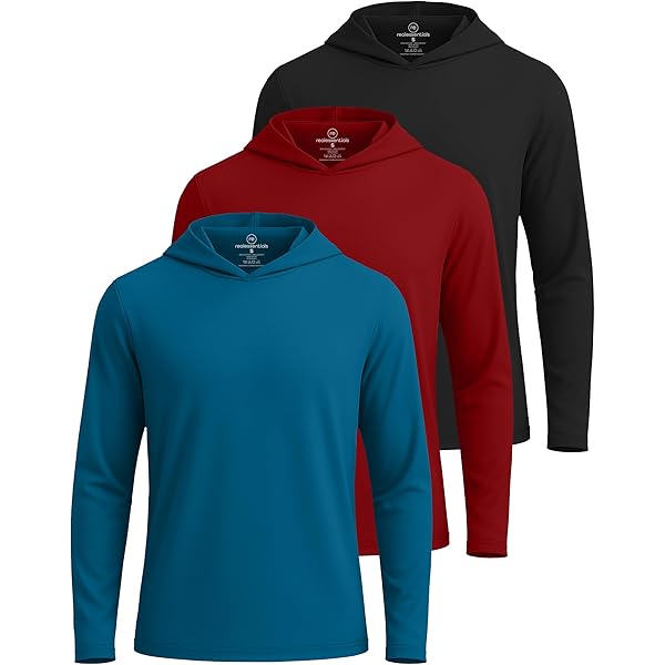 Real Essentials 3 Pack: Men's Cotton Lightweight Casual Pullover