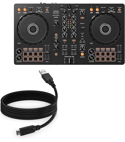 DDJ200 USBケーブル付き Amazon.com: DJ Controller USB Cable USB 2.0 Cord Compatible