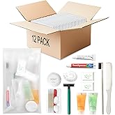 Hygiene Kit Bulk, Individually Packed, The convenience kit bulk Is Fully Equipped And Clean And Hygienic, Convenience Kits Suitable For Hotel, Home, Camping, Travel (12 sets)