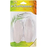 Penn-Plax Bird-Life E-Cuttlebone Natural, 1 Pack (2 Counts) - Durable, Less Brittle Cuttlebones Enriched with Omega 3, Honey &amp; Vitamin B1 - Easy Mounting, Cage Clip - Great for All Bird Sizes - White