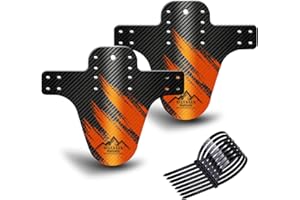 NICEDACK Bike Fender, Adjustable MTB Mud Guard, Front and Rear Compatible Mudguards, Easy to Install, Fits 26", 27.5", 29" Fat Tire Bikes and All Disc Brake Bicycles