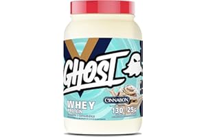 Ghost Whey Protein Powder | 100% Whey Protein Blend with Natural Digestive Enzymes | 25g Protein from Isolate, Concentrate & 
