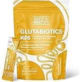 Root & Harmony Glutabiotics Kids Probiotic & L-Glutamine Powder – Daily Children's Gut Health, Skin & Immune Support Supplement, Unflavored, Dairy Free, Gluten Free, 10 Billion CFU, 30ct Bag