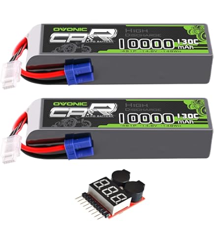 Amazon.com: Powerhobby 4s 8000MAH 120C 15.2V Lipo Battery w EC5