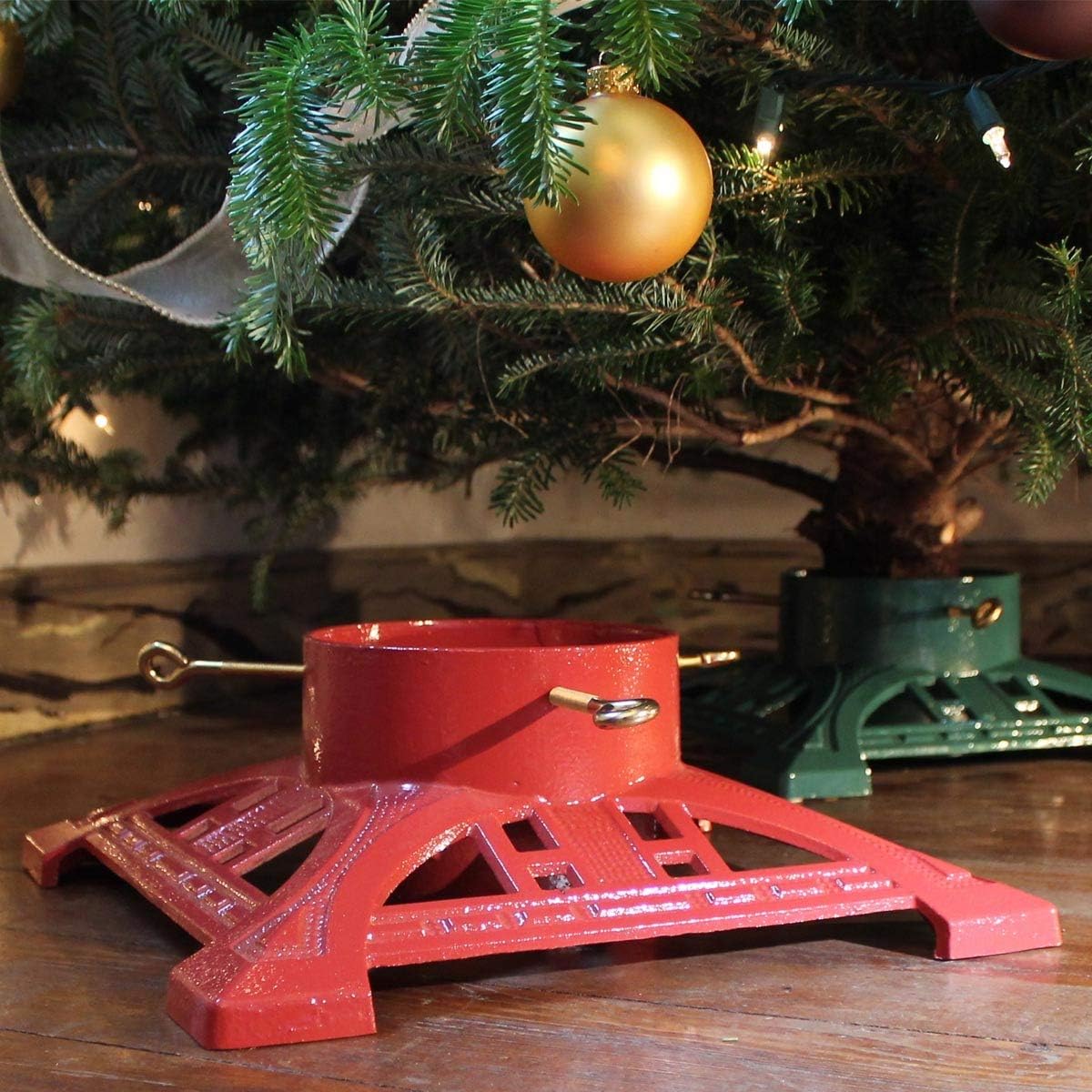 Tree Stands - John Wright 061701 Red Heirloom Tree Stand