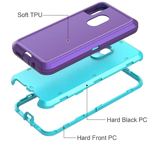 Hapitek A20 Case for Galaxy A20 Case A30 Heavy Duty Shockp