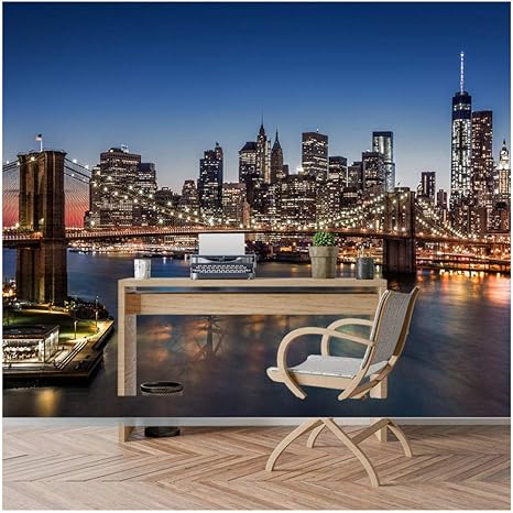 Amazon Xbwy 装飾壁画 スカイラインの都市の建物の壁紙壁画リビングルームの家の装飾 280x0cm 壁紙