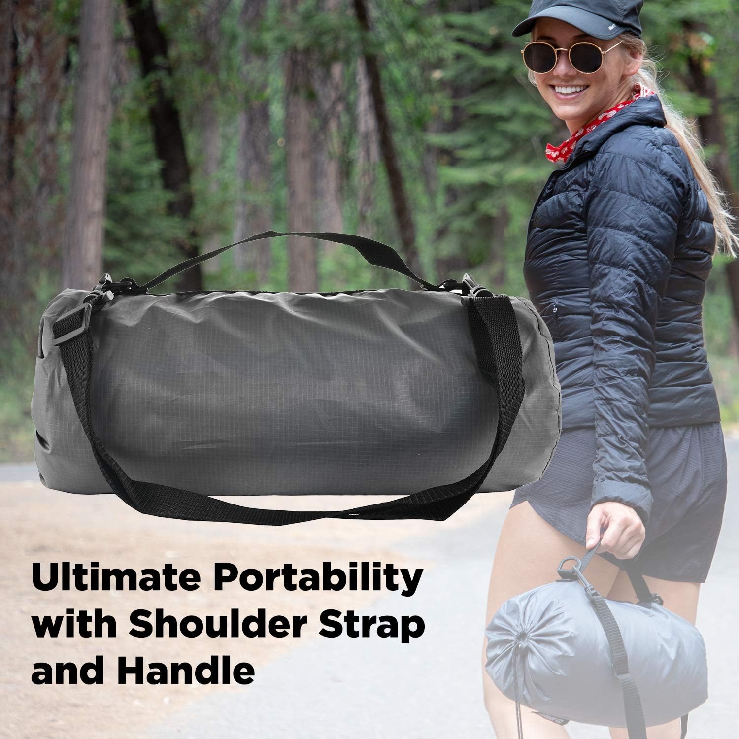 Leisure Co Extra Large Waterproof Outdoor Blanket - Weatherproof Outer with Plush Fleece Inner Lining - Perfect for Picnic Use and Camping, Yoga, Dogs - Sand Free Foldable and Lightweight: Kitchen & Dining