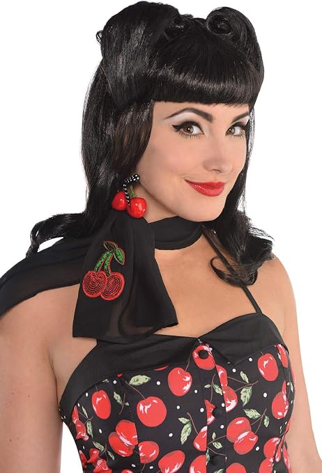 Amazon Com Ladies 1940s 40s Vintage Dark Victory Roll Curls Wig