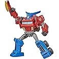 Transformers Bumblebee Cyberverse Adventures Warrior Class Optimus Prime Action Figure Toy, Repeatable Attack Move, Ages 6 and Up, 5.4-inch
