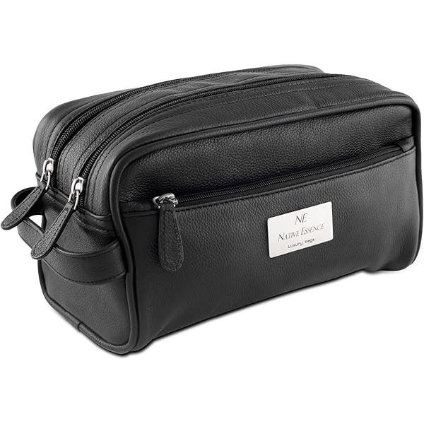 BORSA DA UOMO da appendere sportiva fatta a mano in vera pelle di capra