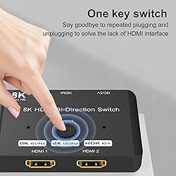 HDMI 2.1 Bi-Directional Switch Ultra HD 8K HDMI