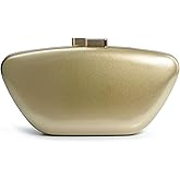 HOXIS Glossy Patent Leather Evening Clutch Bag with Detachable Chain Women's Purse for Wedding Party Prom