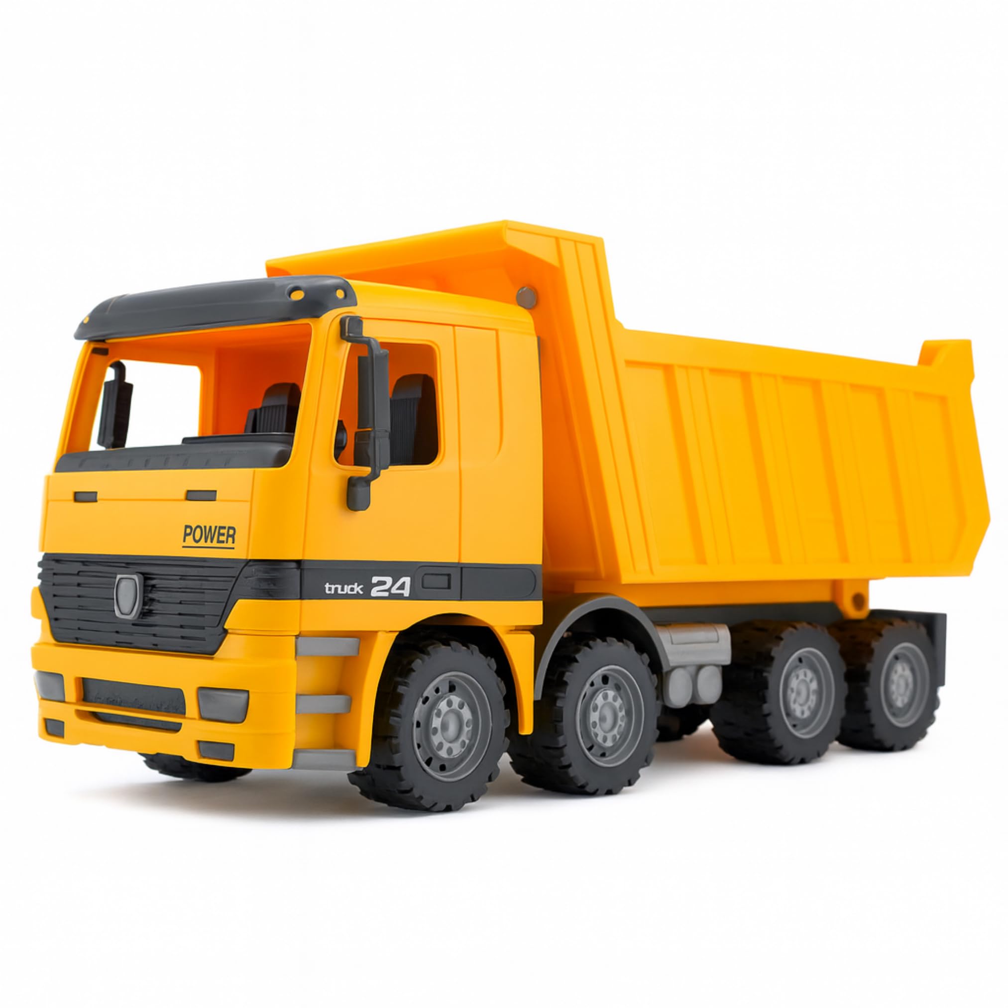 Photo 1 of Liberty Imports 15" Oversized Construction Truck Toys for Kids – 1:22 Scale Friction Powered Vehicles with Realistic Moving Parts (Dump Truck)