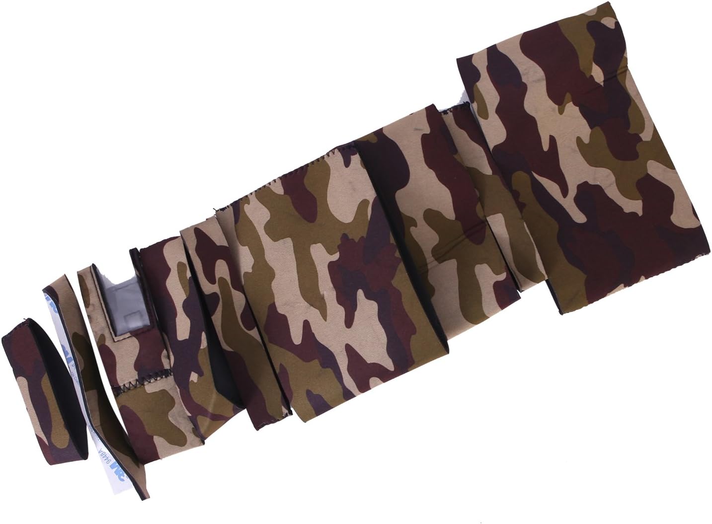 Forest Brown Camo Mekingstudio Rubber Camera Lens Cover Coat Protective Camo Cover for Nikon 200