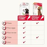 Beaphar FIPROtec COMBO Large Dogs 20-40kg 6 Pips Kills Fleas Ticks view 5