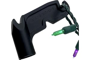 EVERSPROUT Utility Hook | Installing and Hanging Christmas Lights, Bird feeders, Reaching High Places | Lightweight, Fits on 3/4 inch Acme Thread Pole Tips (Hook Only, No Pole)