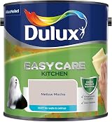 Dulux Easycare Kitchen Matt Emulsion Paint Mellow Mocha 2.5L Grease Resistant view 2