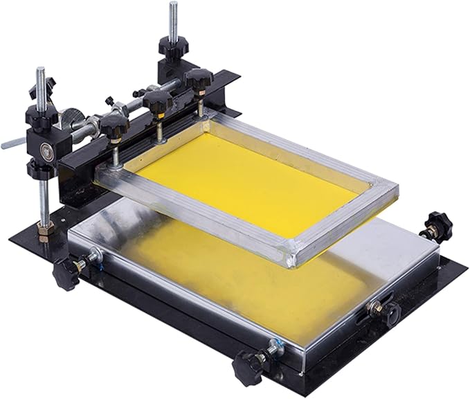 Amazon.co.jp： Hanchen シルクスクリーン印刷機 手刷り式 52*42cm 高精度 SMT スクリーンプリント機 紙袋