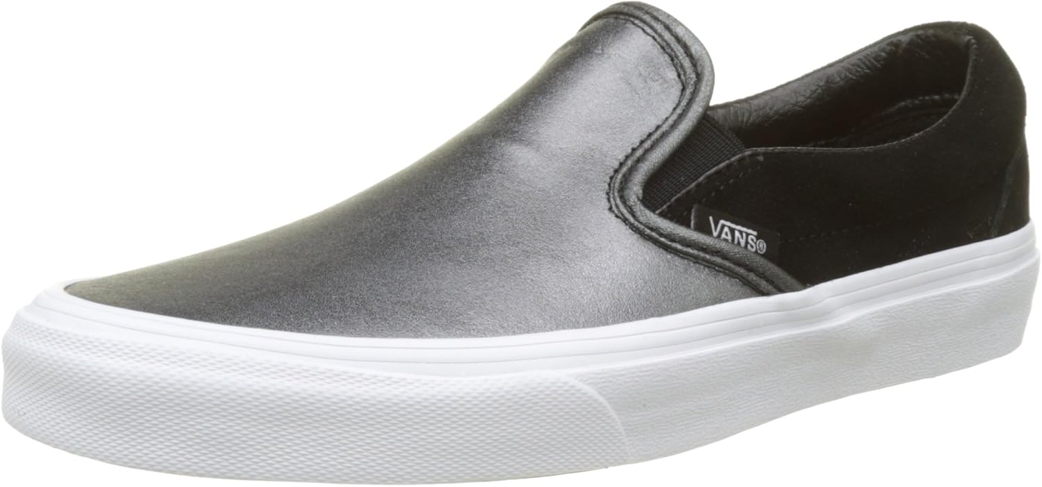 van black leather slip on