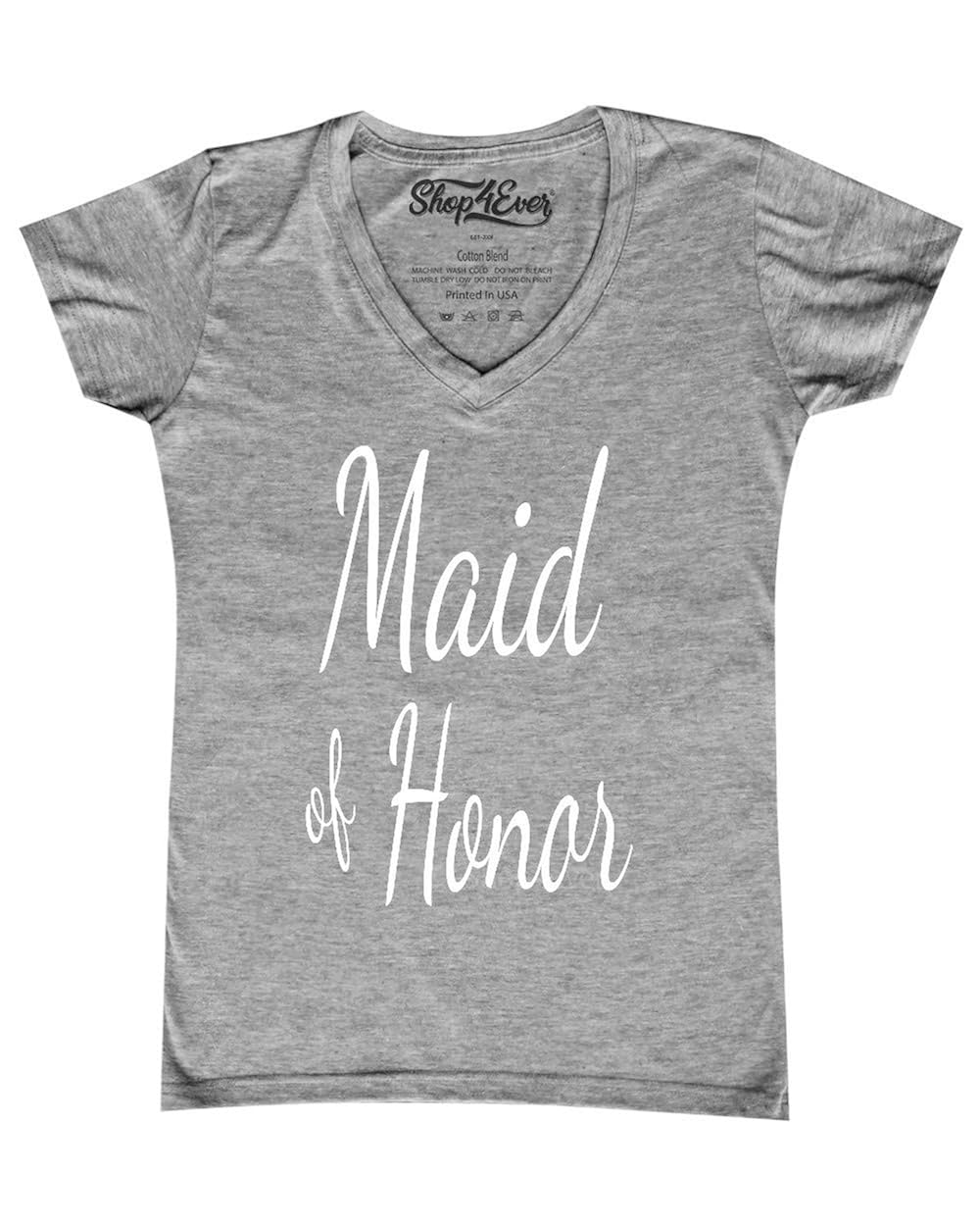 Maid Of Honor T Shirt Wedding Shirts 3458 | Jznovelty