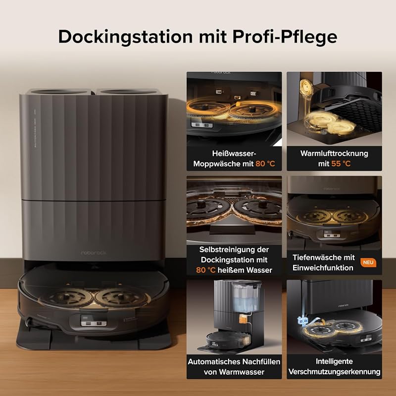 Qrevo Edge 2 Saugroboter mit Wischfunktion, 25.000Pa Saugkraft