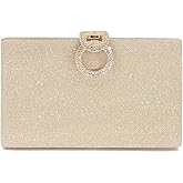 RonFoxi Clutch Purse for Women, Evening Bag with Removable Chain Strap Elegant Handbag for Wedding/Prom/Cocktail/Party
