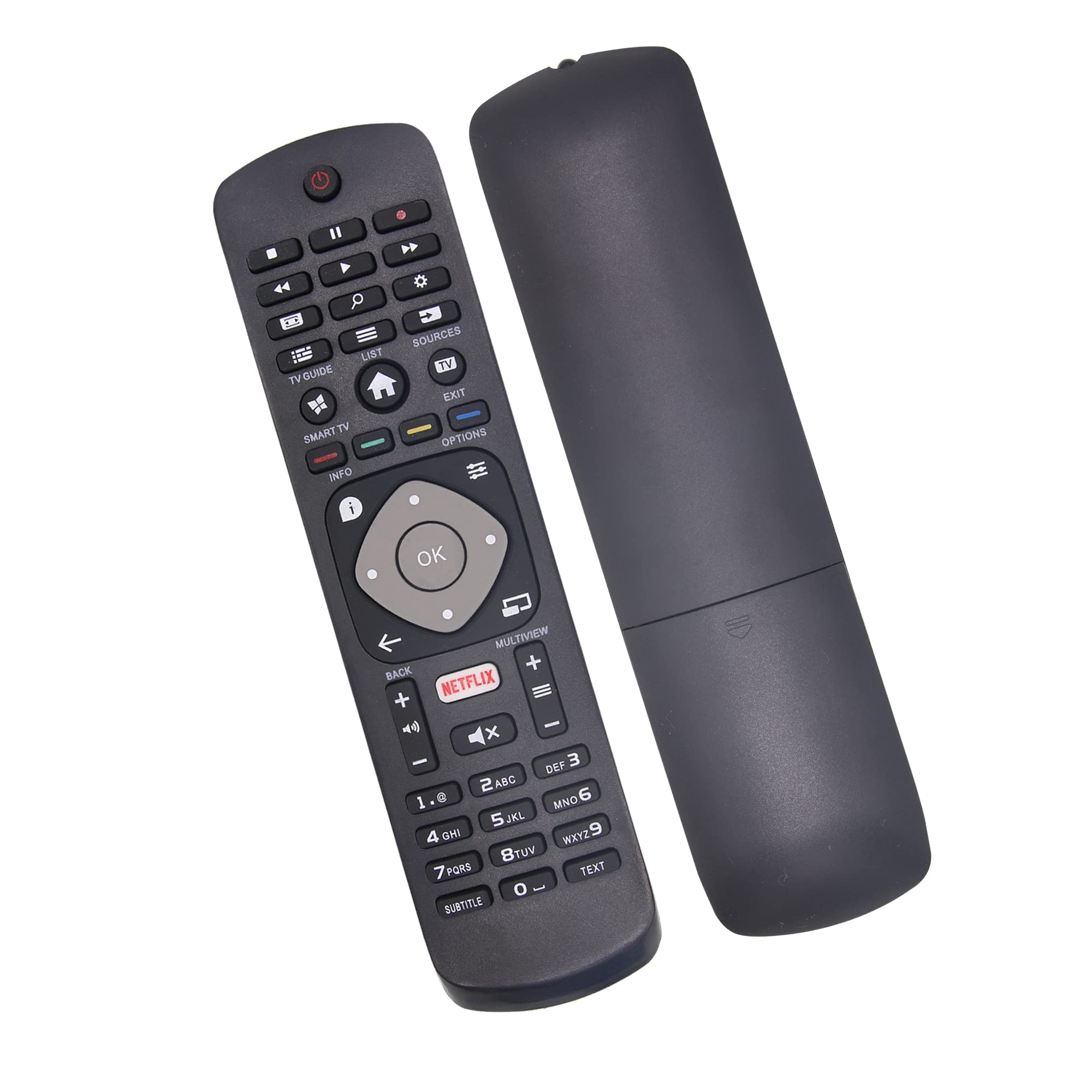 Riry Replacement Universal remote Philip Remote philips tv remote control Universal Remote Control for All Philips Smart TV with NETFLIX Button-no setup needed