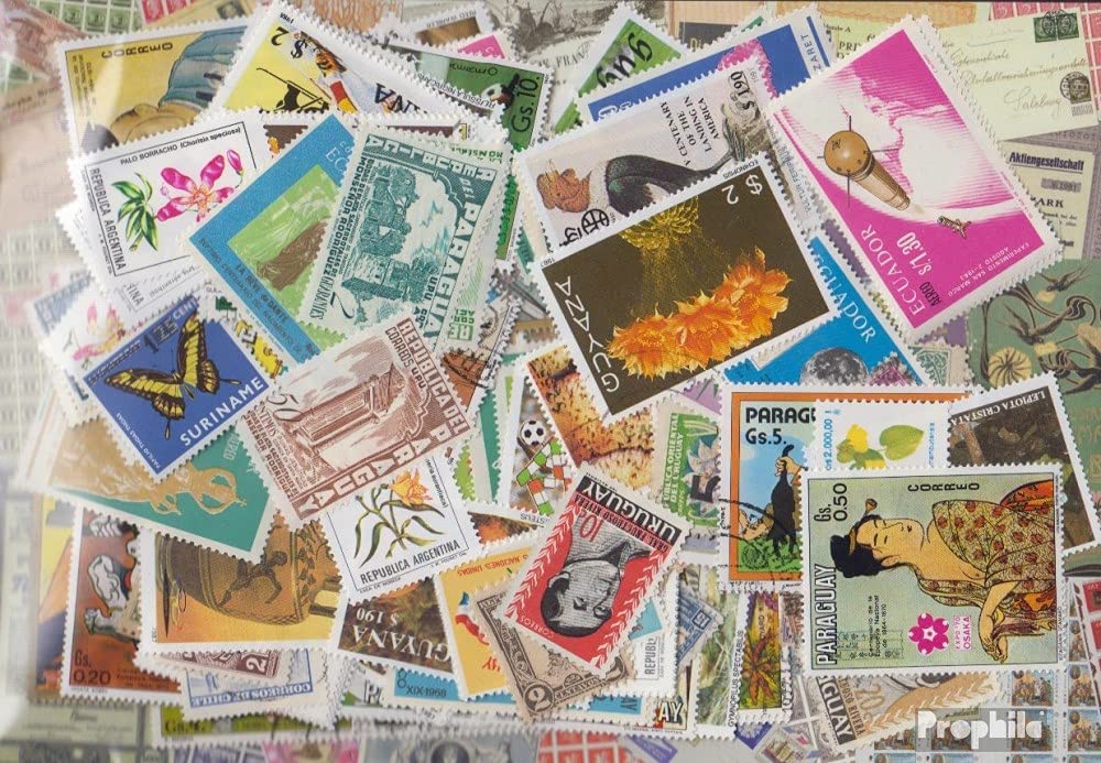 Prophila Collection America 200 various stamps South America (Stamps for collectors)