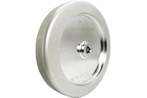 HEYSHARPEN 4 in 1 CBN Grinding Wheel 8 inch 320 Grit,1.25” Wide,5/8” Arbor,for Sharpening Woodturning Tools、High Speed Steel Tools (320 Grit)