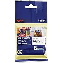 Label Orison kompatibel Etikettenband Ersatz für Brother M-K231 MK-231 MK231 Schwarz auf weiß 12mm 8m Schriftbänder für PT-65 PT-60 PT-45 PT-55 PT-90 PT-M95 PT-70BM PT-75 PT-85, 5er-Pack