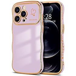 Hython for iPhone 12 Pro Max Case Cute Curly Wave