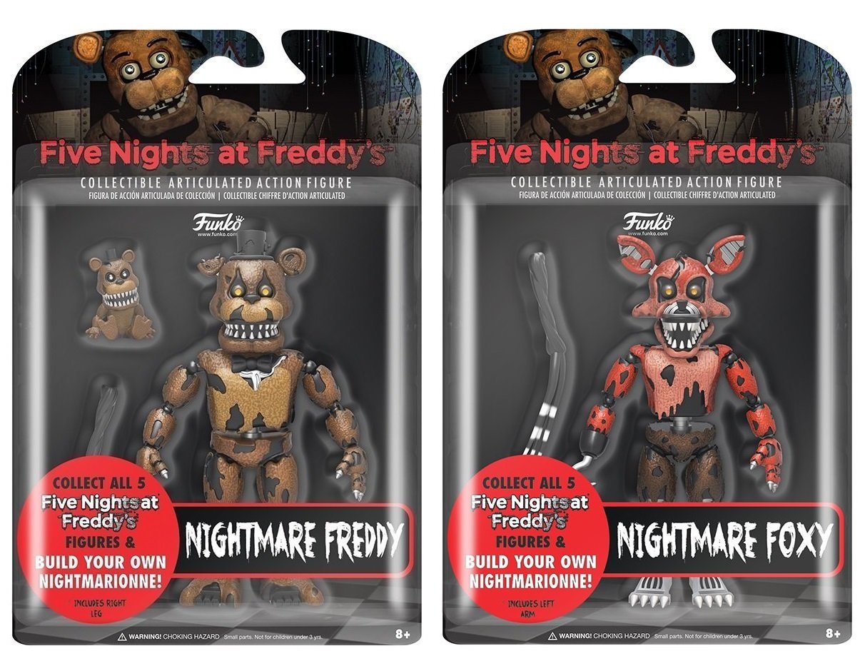 fnaf nightmare freddy action figure