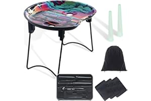 HINITOYOU Metal Rolling Tray Cone Loader with King Size&1 1/4 Size Pre Rolled Ones，Pre Roll Machine Includes Foldable Stand Brush and Cone Funnel and Sealed Bag and Velvet Bag (Purple-Car)